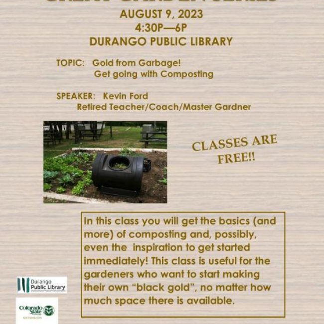 Gold from Garbage! Get Going with Composting!