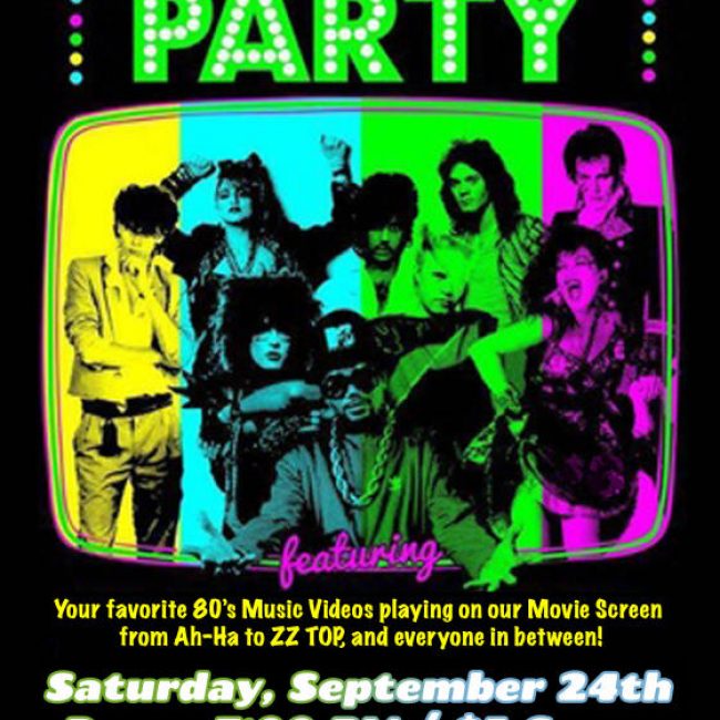 80&#8217;S VIDEO DANCE &#038; COSTUME PARTY